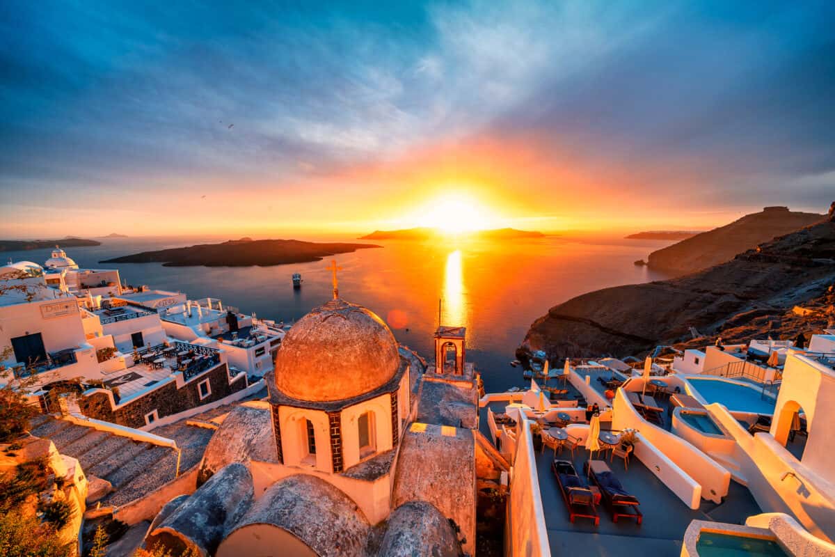 Sunset Thira