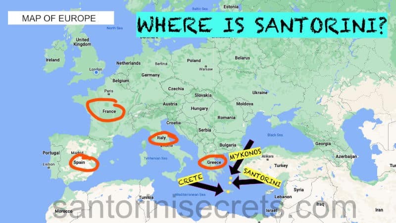 Is Santorini in Italy or Greece? Location + Map Explained