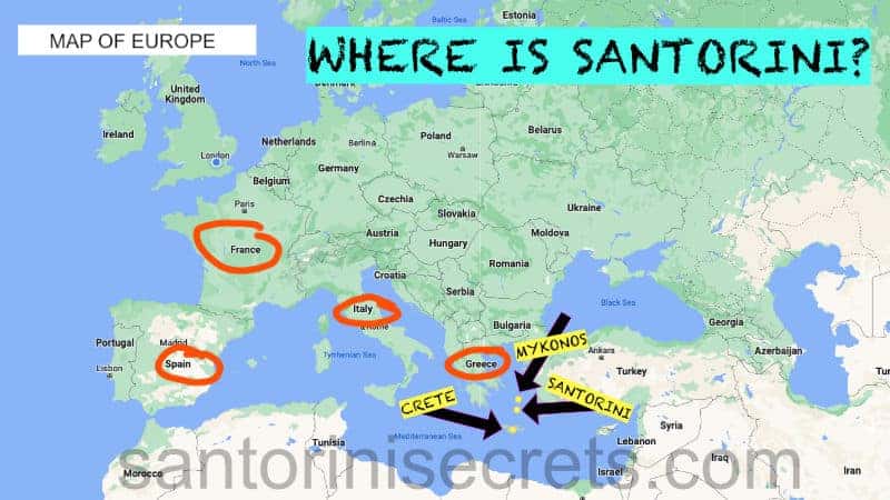 Is Santorini in Italy or Greece? Location + Map Explained