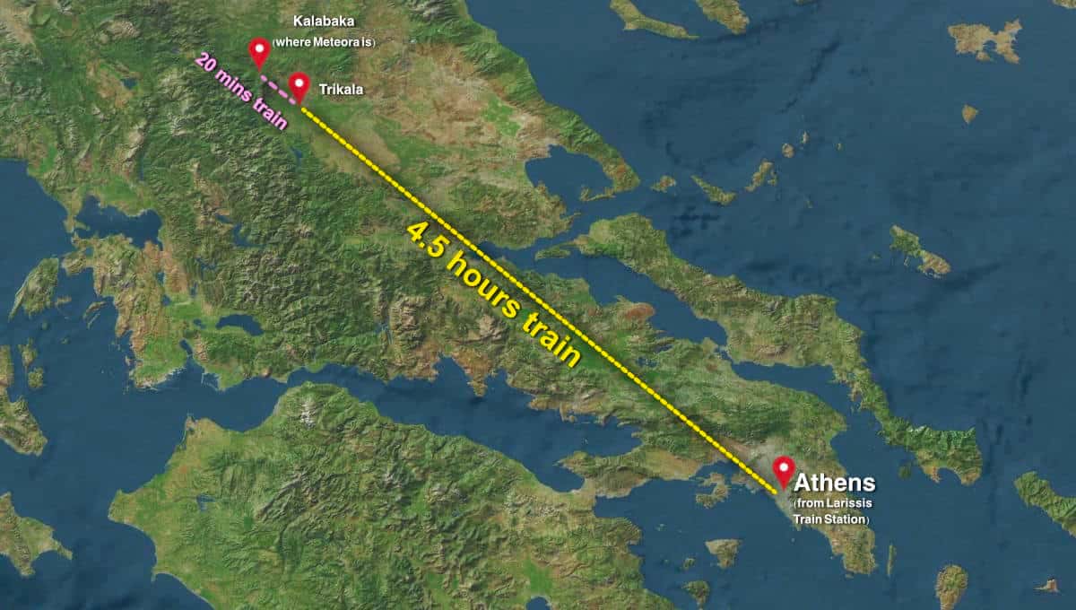 How to Get from Athens to Meteora (2026: Bus, Train & Tour)