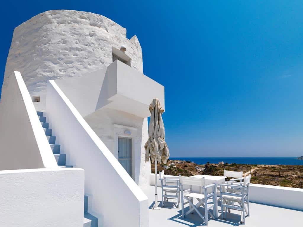 the windmill kimolos alikaki hotel kimolos greece