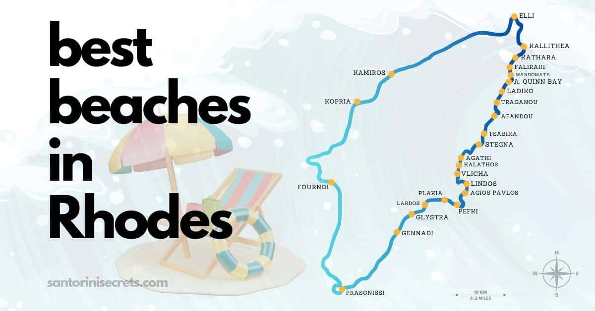 25 Rhodes Beaches Ranked: Tsambika, Lindos, and the Quiet Ones in Greece