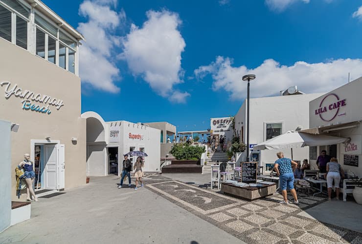 Fabrica Shopping Center in Santorini, Greece