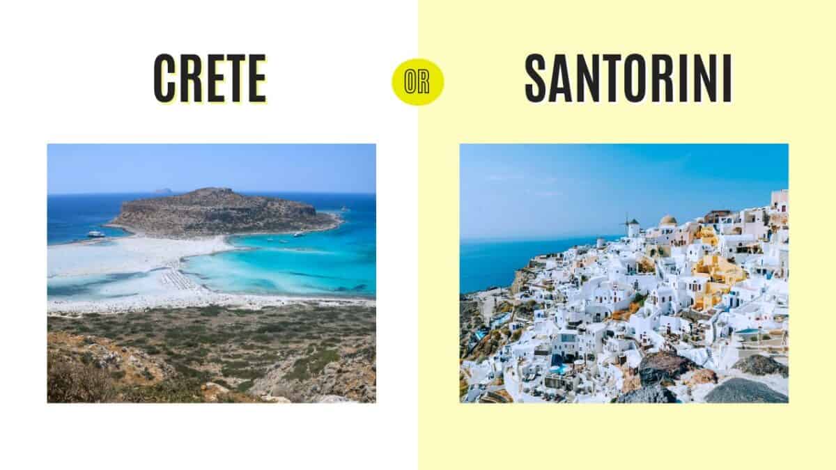 Crete or Santorini? How to Choose (Honest Comparison)