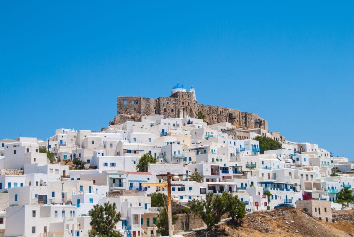 Beautiful view of Astypalaia, Greece - travel destination