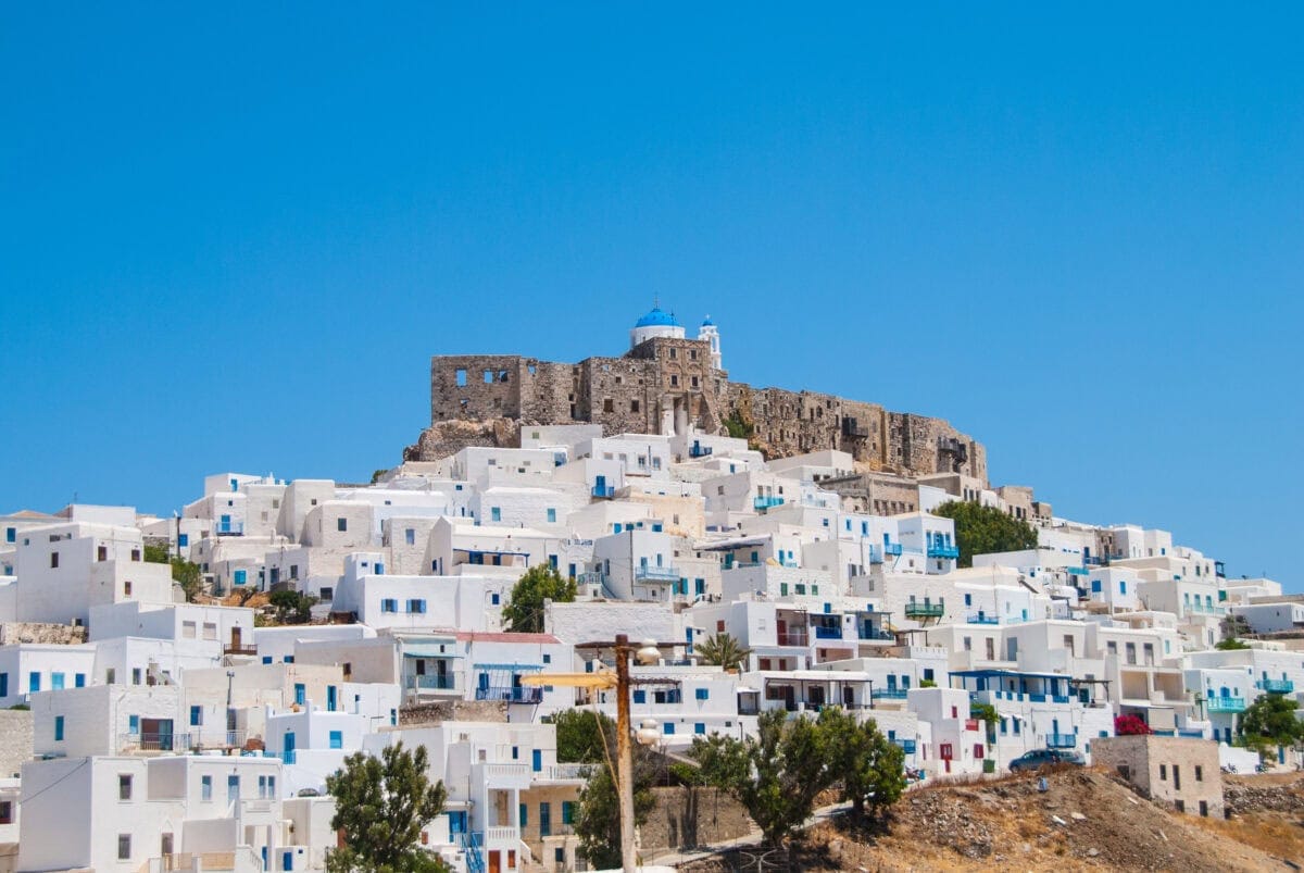 Beautiful view of Astypalaia, Greece - travel destination