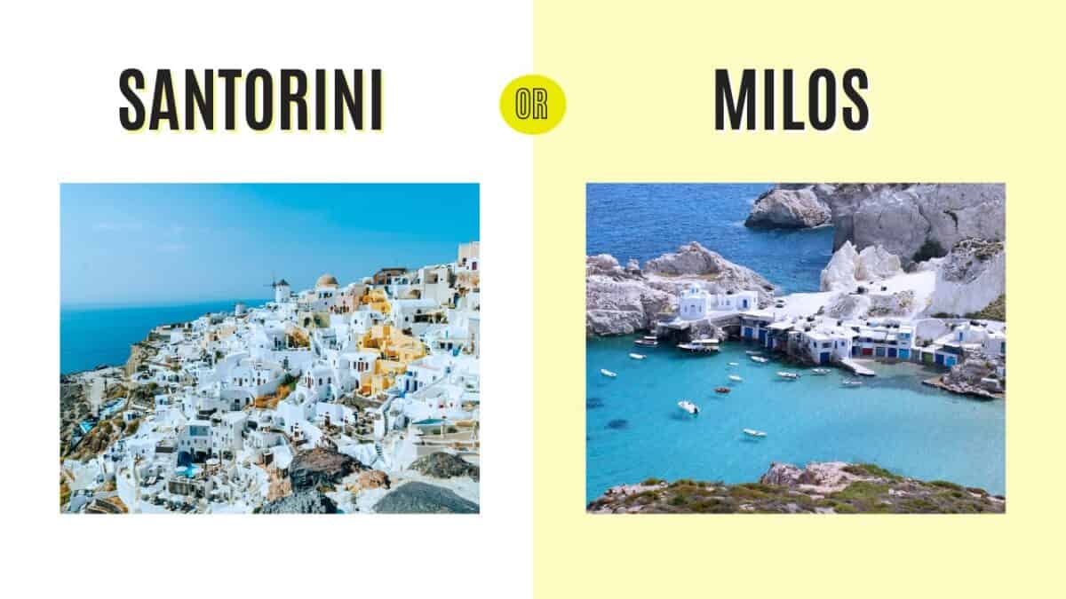 Santorini vs Milos: Which Greek Island Is Better for You?